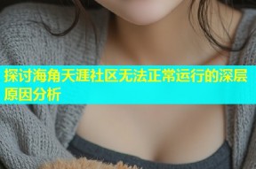 探讨海角天涯社区无法正常运行的深层原因分析